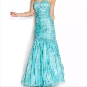 JUMP Turquoise Mermaid Prom Formal Dress